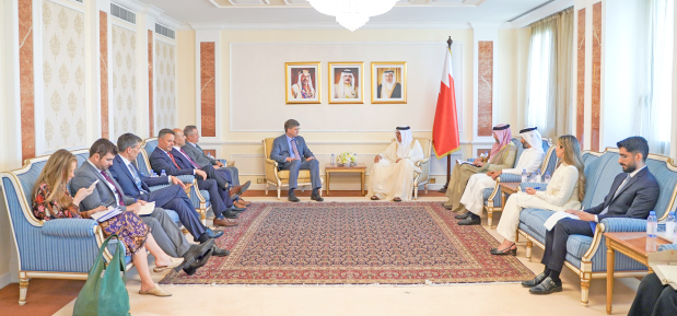 <p>Foreign Minister Dr Abdullatif Al Zayani yesterday received a congressional delegation from the US. </p><p>They discussed strong and longstanding partnership and its ongoing development in various domains. </p><p>The officials emphasised the importance of supporting regional initiatives to promote dialogue, understanding, diplomatic solutions, and a culture of peace, tolerance and coexistence to enhance regional security and stability.</p>